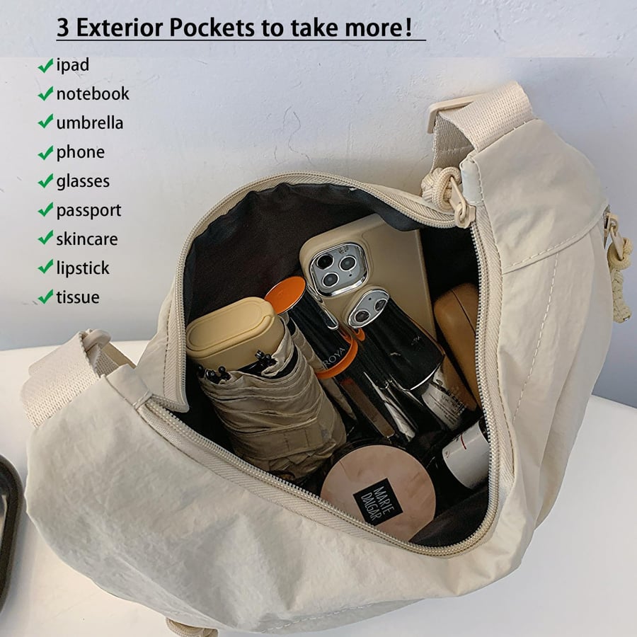 UrbanEase – Lightweight Nylon Crossbody Bag