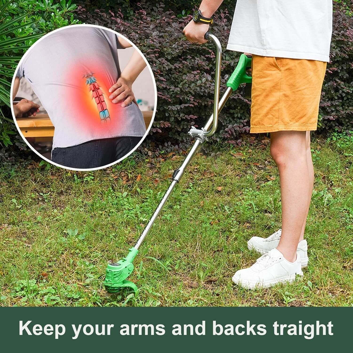 Ergonomic Weed Eater Handle Extension Weed Wacker Trimmer Grip