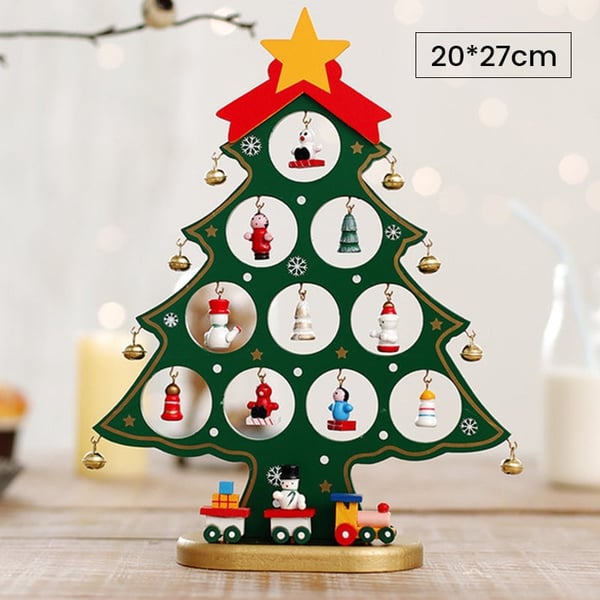 FestiveCraft – DIY Wooden Christmas Tree Decoration Set