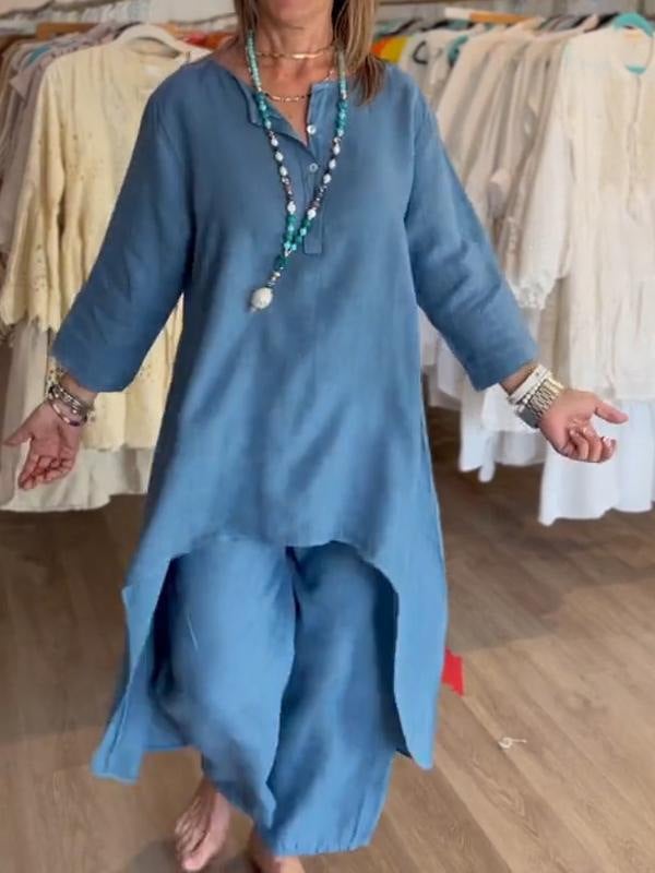 LuxeBreathe - Soft & Stylish Linen Set