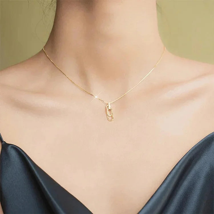 For Unbiological Daughter - We're Family Forever Circle Necklace