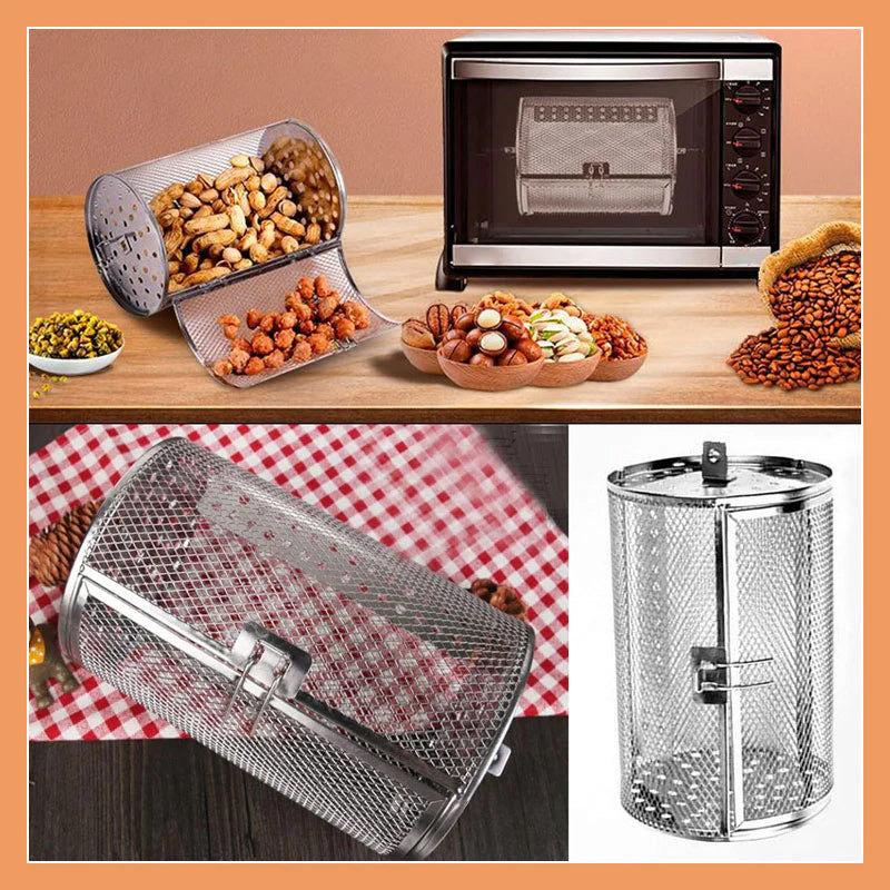 SpinFlame – Rotating Stainless Steel Grill
