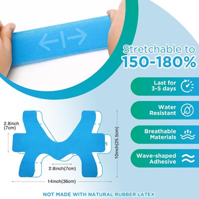 FlexiWrap – Precut Kinesiology Tape for Ankle Support