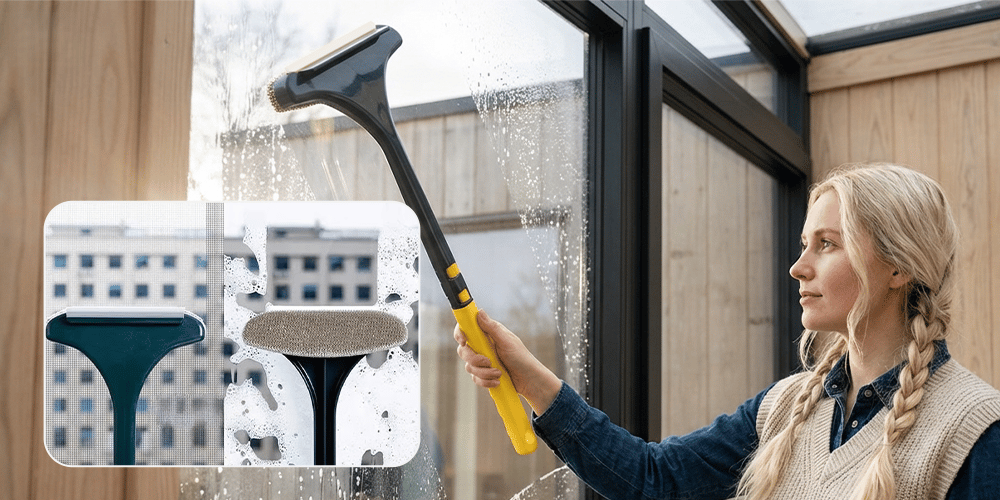 ScreenEase | 2-in-1 Window Screen Cleaning Brush Set