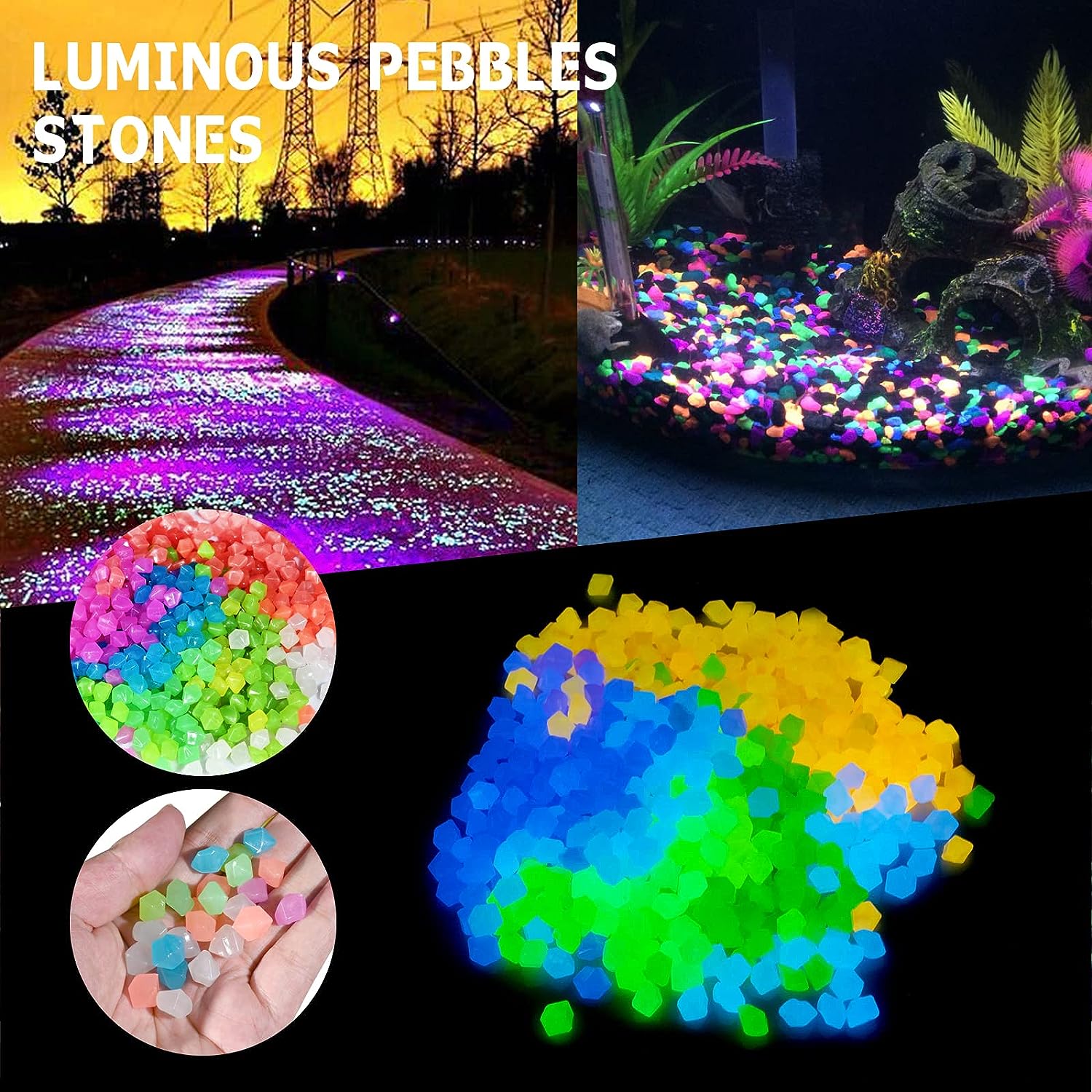 GlowScape – Outdoor Luminous Decorative Rocks