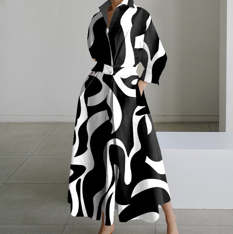 Eleganza - Women’s Cotton Wrap Dress