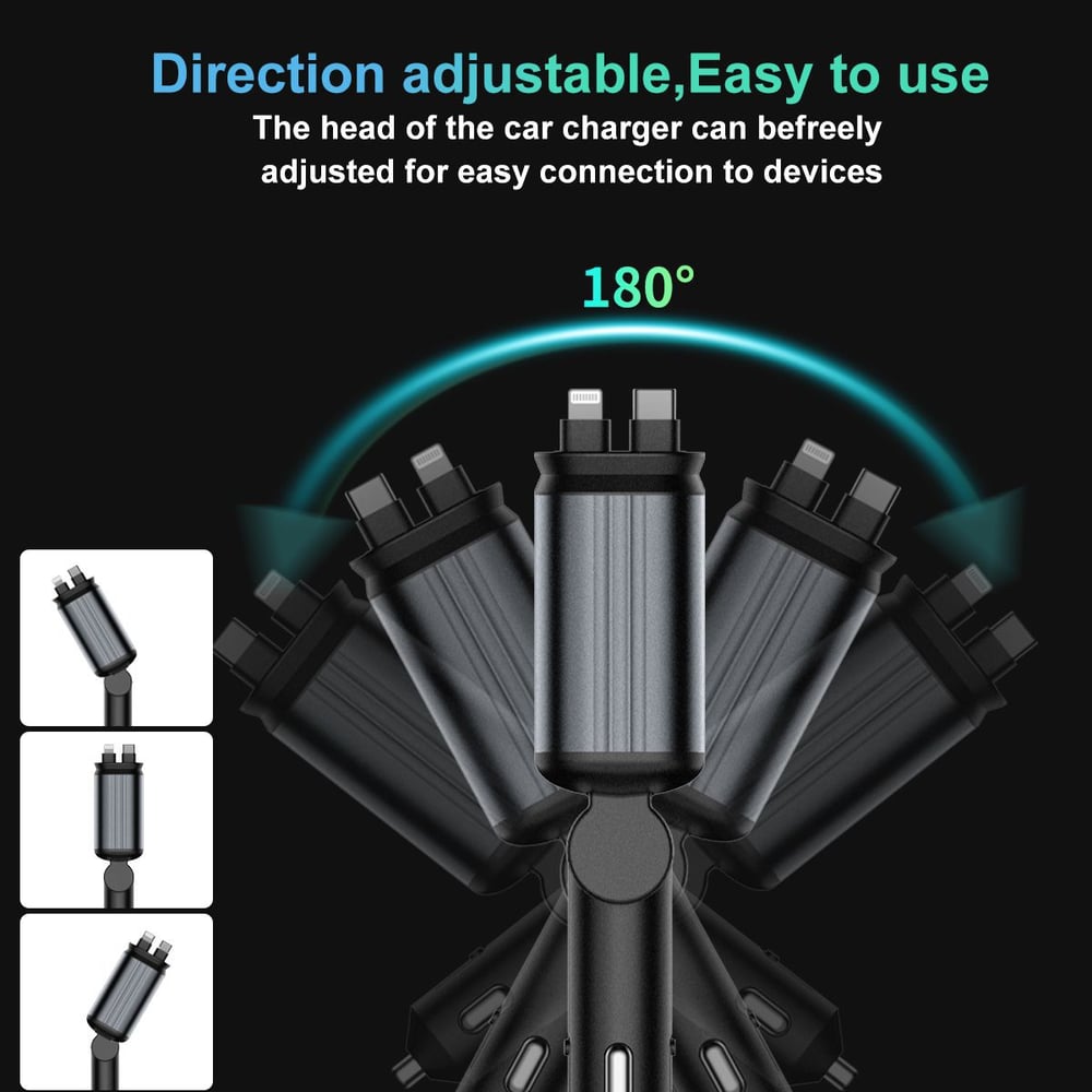 VoltMate | Ultimate 4-in-1 Car Charger