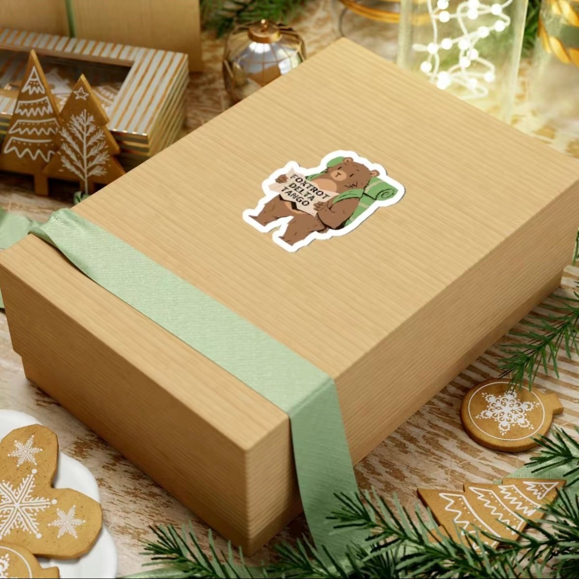 BearCharm | Adventure-Ready Bear Sticker
