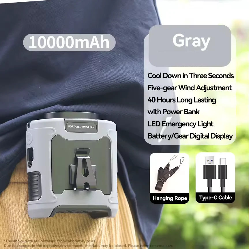 AirNest | Multifunction Waist-Mounted Smart Air Cooler