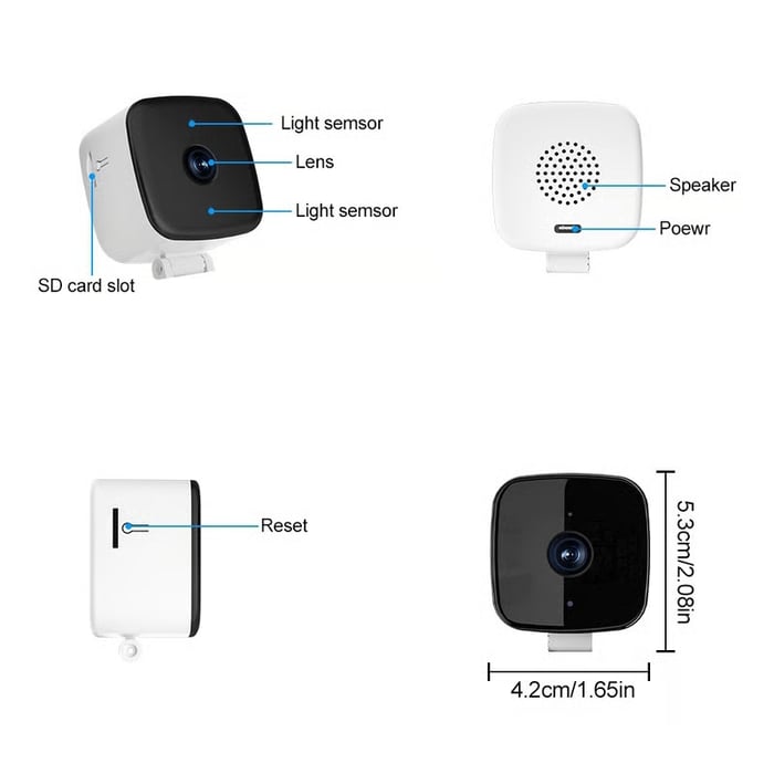 VisionGuard – 24/7 Color Night Security Camera