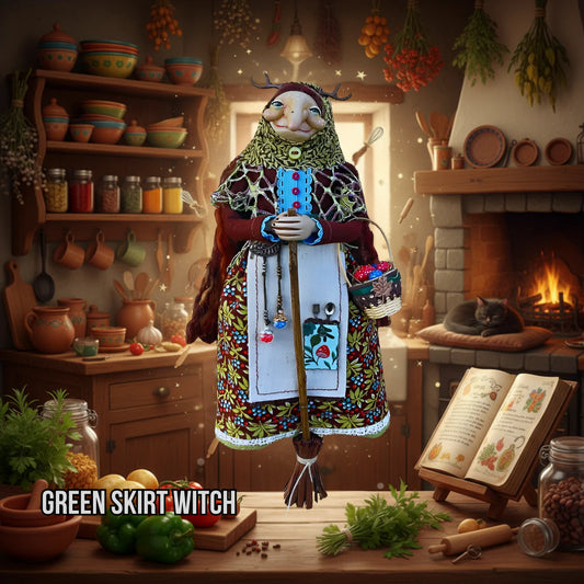 CharmHaven – Handmade Kitchen Witch for Good Luck