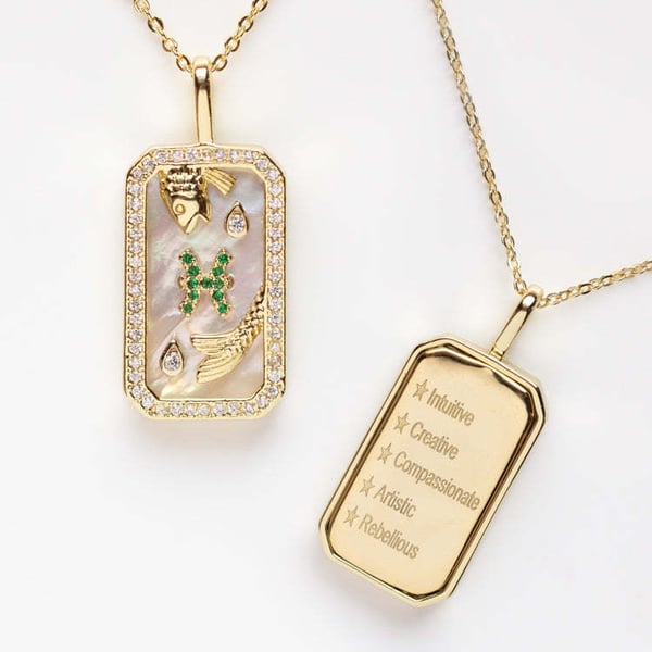 AstroGlow – Custom Zodiac Sign Necklace