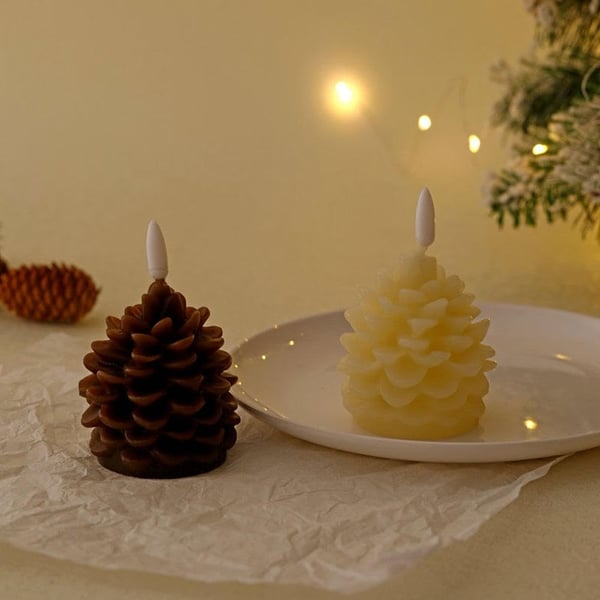 CozyCone – Battery Operated Pinecone Flameless Candles