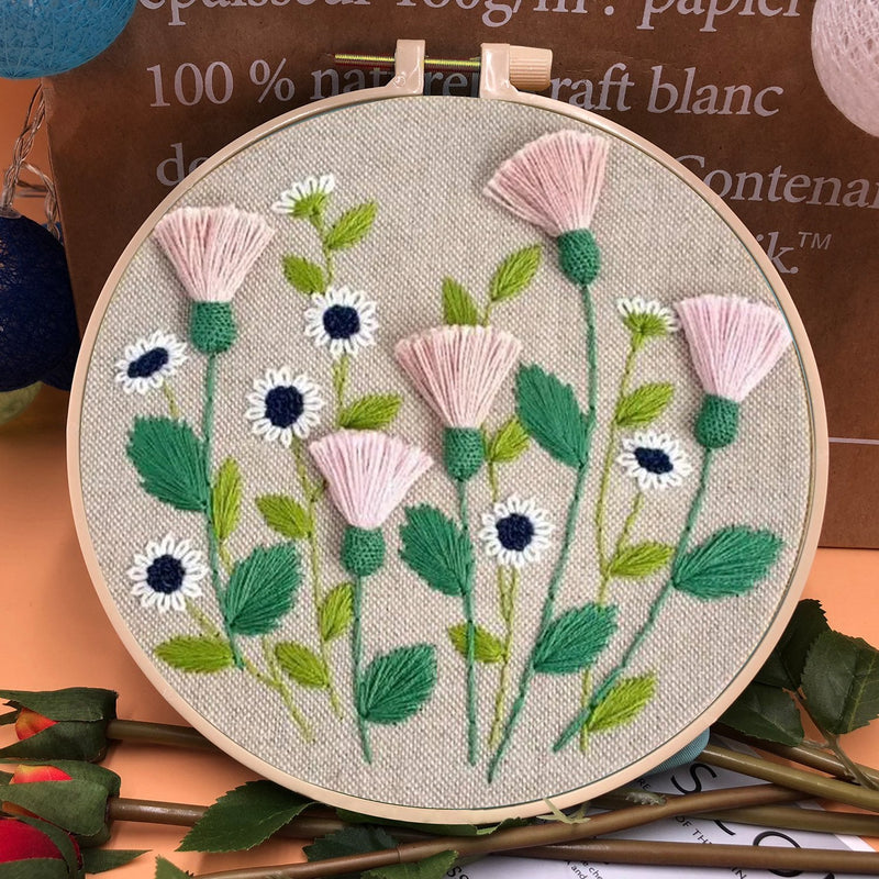 BloomStitch - Botanical Hand Embroidery Kit