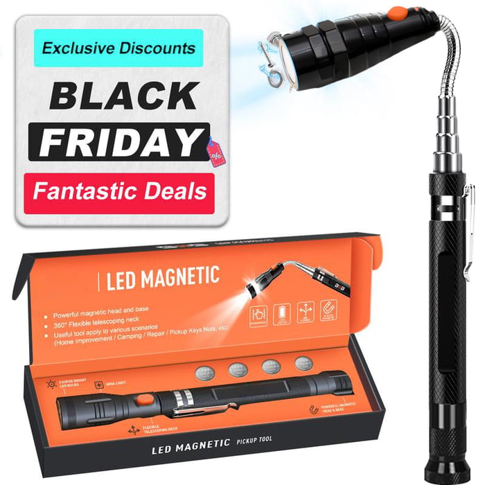 FlexiMag – Extendable Magnetic Grabber