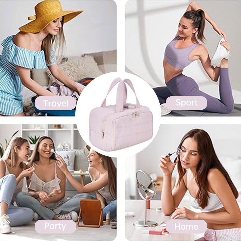 VelvetTote – Elegant Large Capacity Cosmetic Organizer
