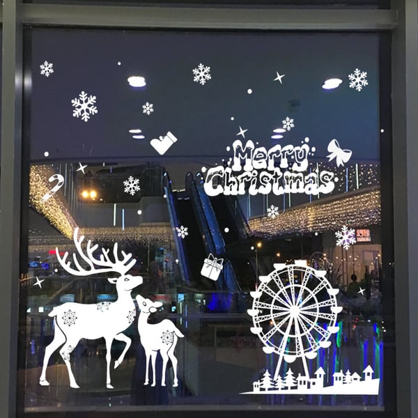FrostyClings – Reusable Christmas Window Stickers