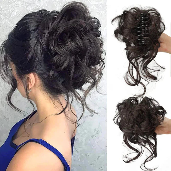 CurlGrip – Large Curly Bun Claw Clips