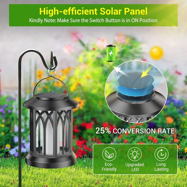 LumaFlame – Solar-Powered Outdoor Flickering Lantern
