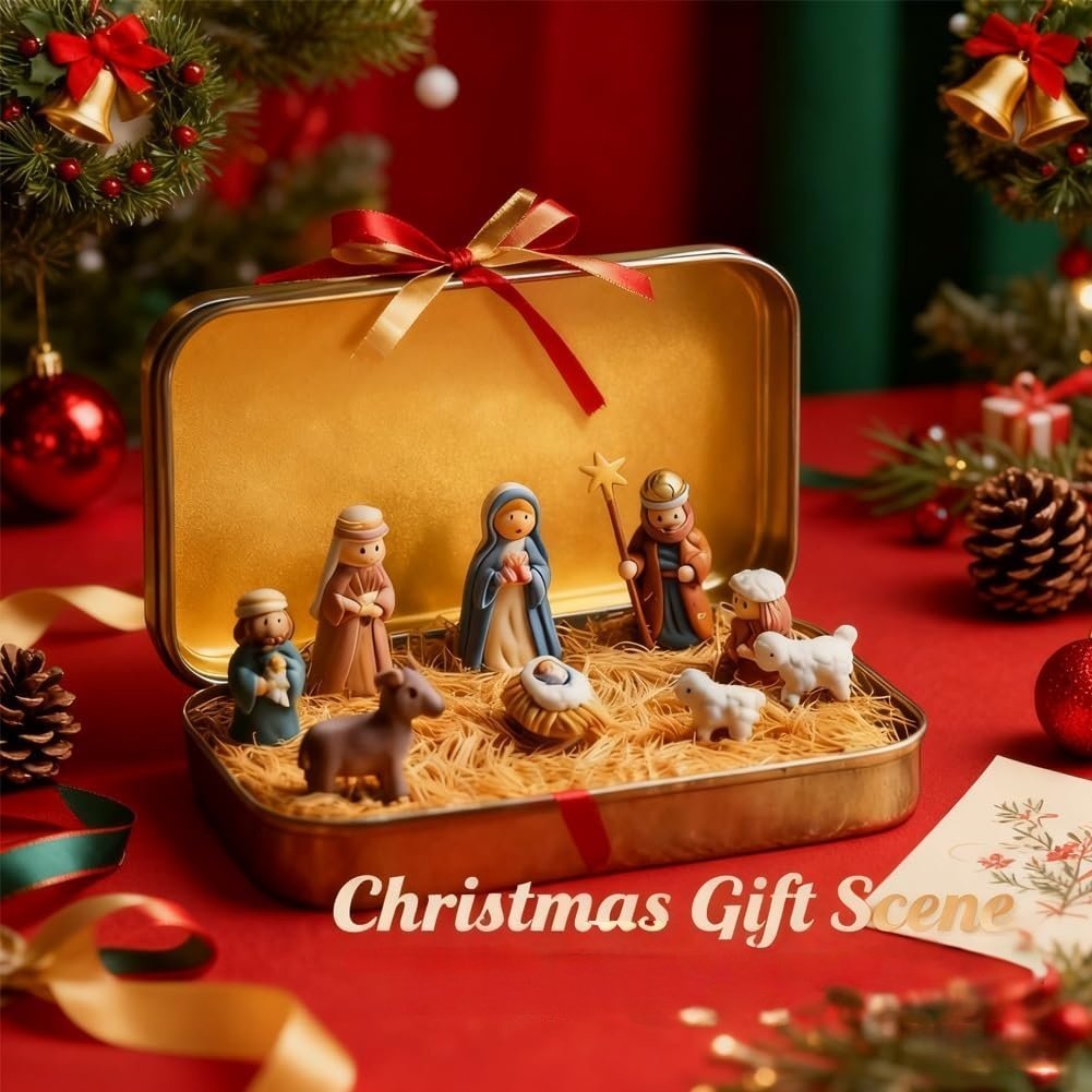 TinyBethlehem – Christmas Nativity Tin Set