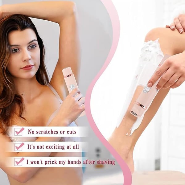 GlamSmooth – Rechargeable Dual Use Shaver for Women