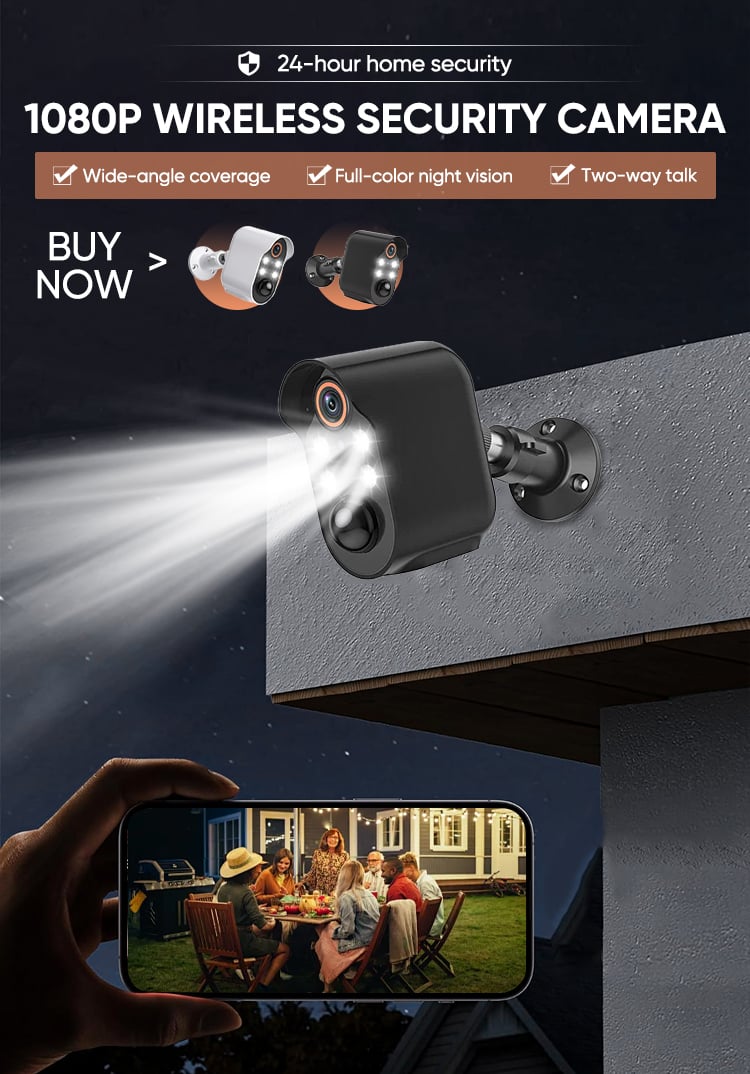 SakerGuard – 1080P Wireless Security Camera