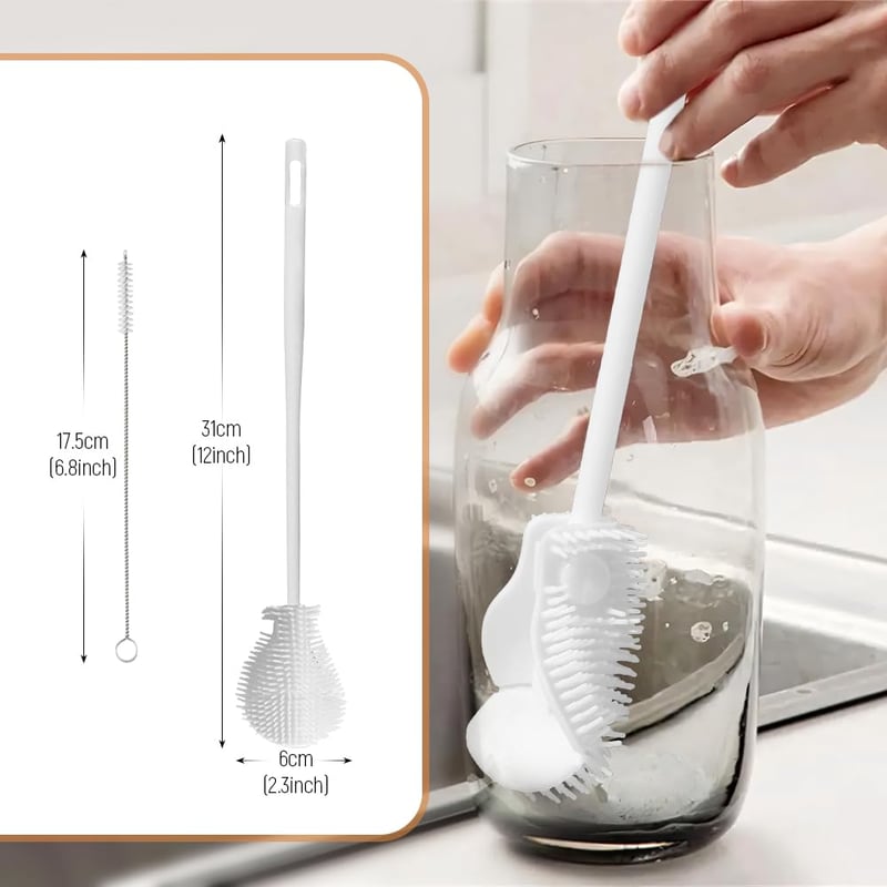 SparkleSip – Silicone Bottle Cleaning Brush