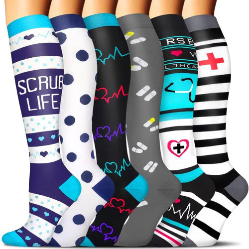 StrideBoost – Vibrant Compression Socks