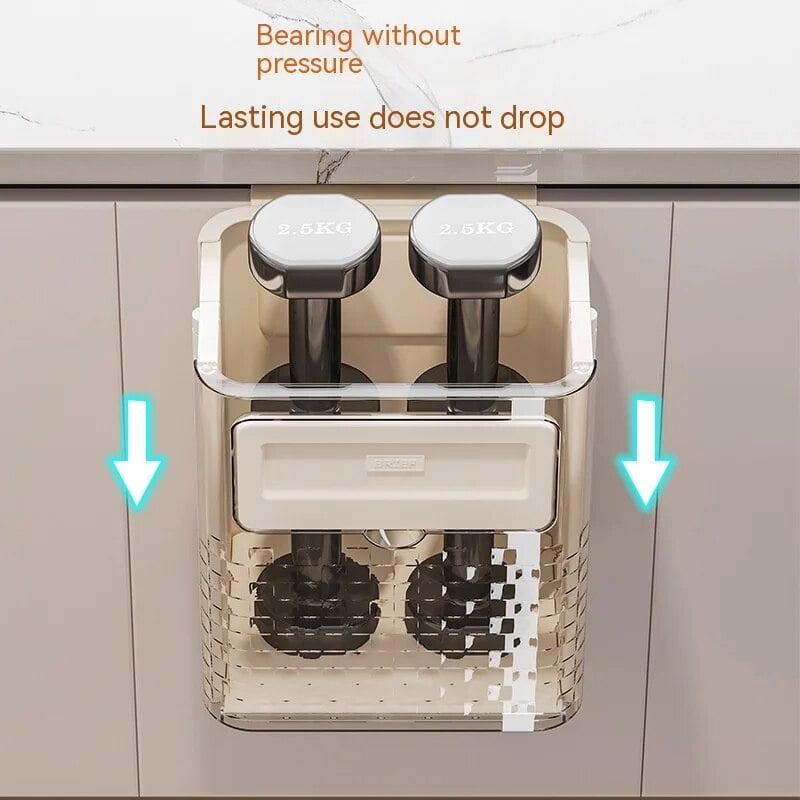 SpaceBin – Wall-Mounted Foldable Trash Can