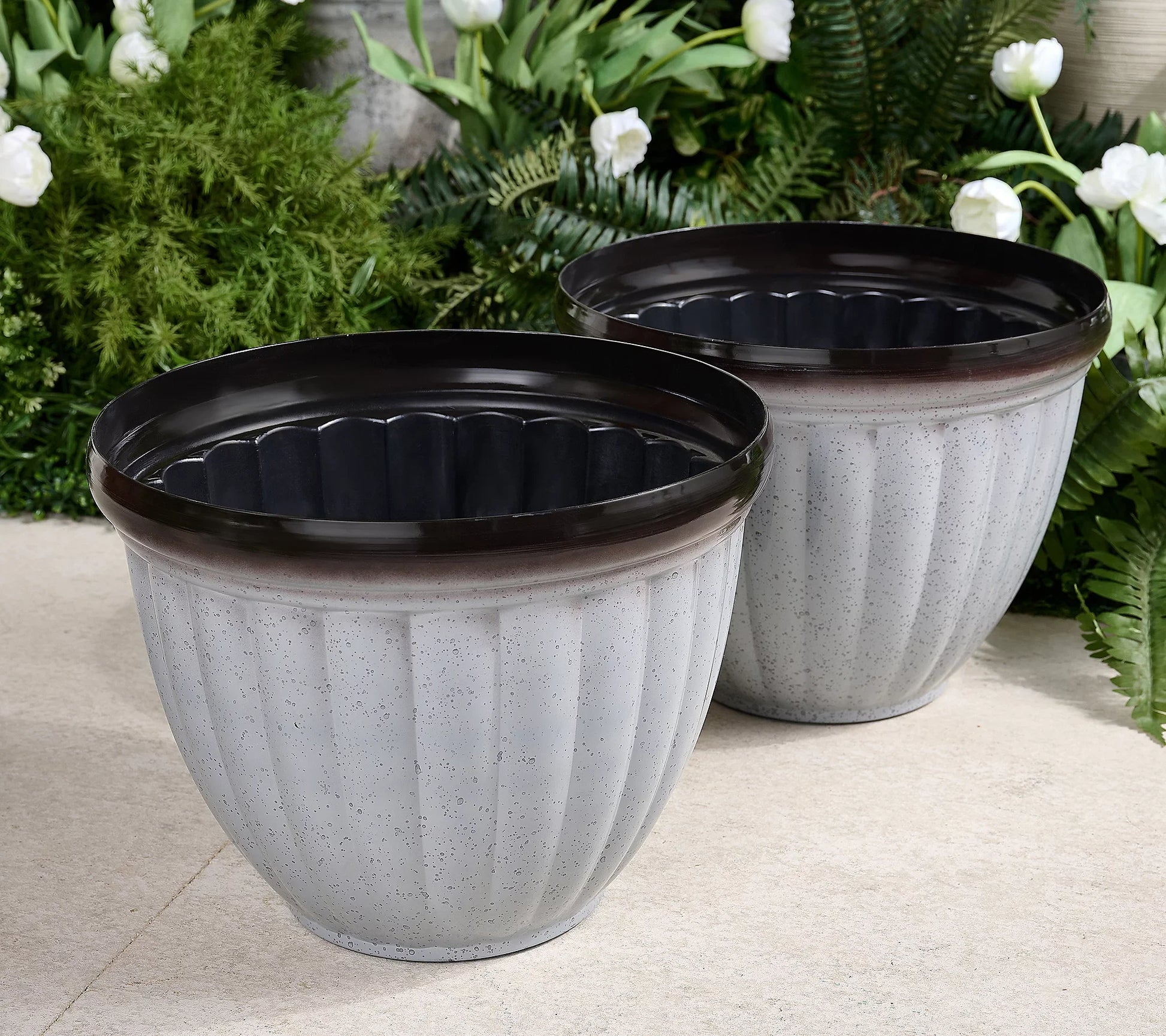 PlantGrace – Jennings Ribbed Planter Pots for Mother's Day