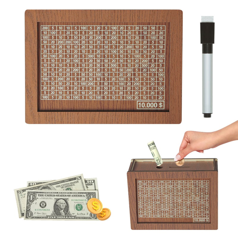 Vaultify – Elegant Wooden Savings Box