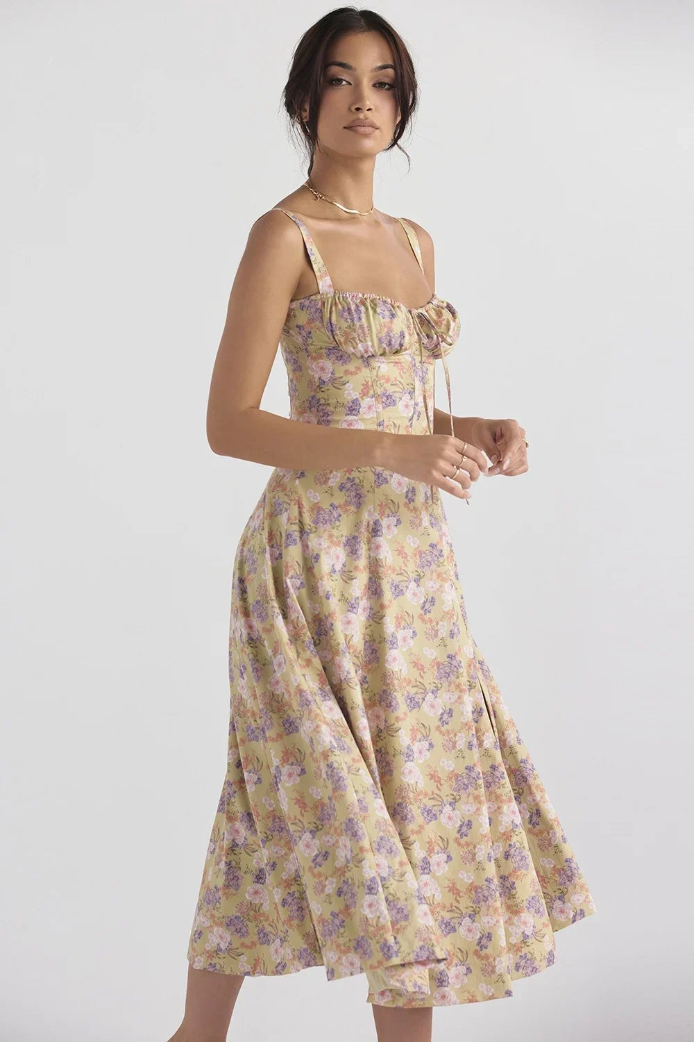 SummerMuse - Flared Skirt & Bustier Sundress