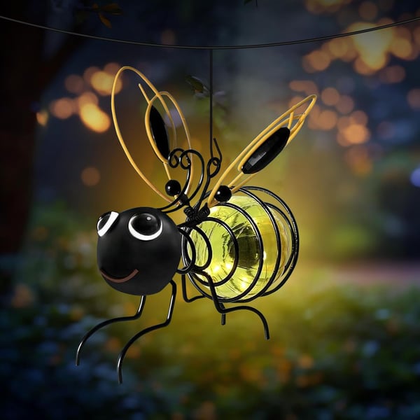 SolarBuzz – Adorable Bee Shaped Outdoor Hanging Lights