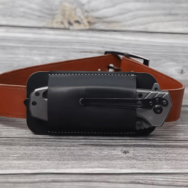 LeatherGuard – Retro Horizontal Knife Scabbard