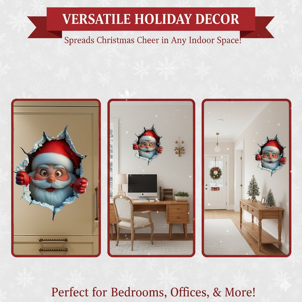 FestiveGlow – Christmas Wall Sticker Set