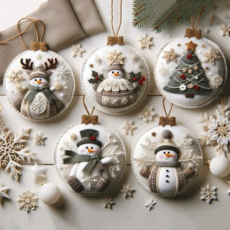 MerryStitch – Handmade Christmas Felt Patch Kit
