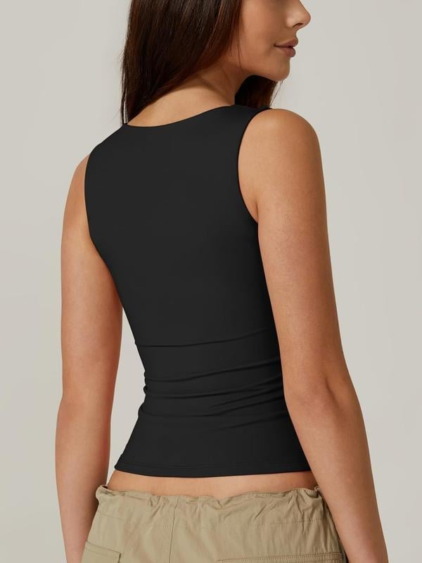 LayerLuxe - Women’s Flattering Square Neck Tank