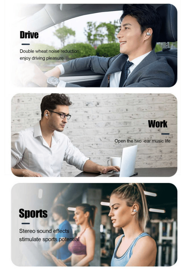 BoneBeat – Wireless Ear Clip Headphones