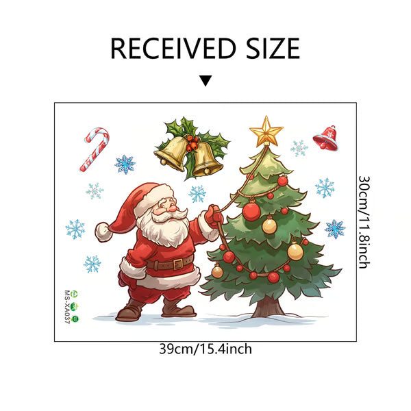 FestiveGlow – Christmas Wall Sticker Set