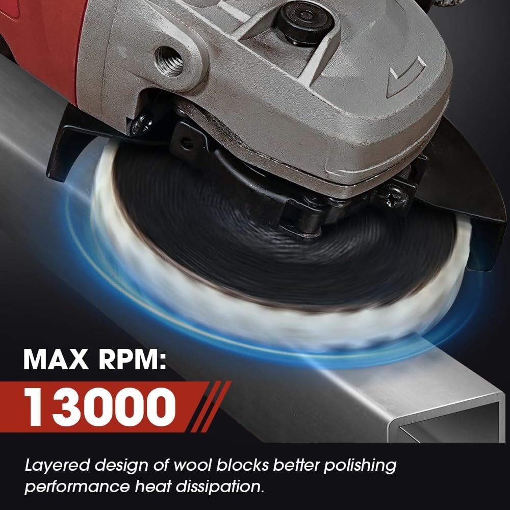 SmoothCraft - High-Resilience Polishing Wheel for Metal & Wood