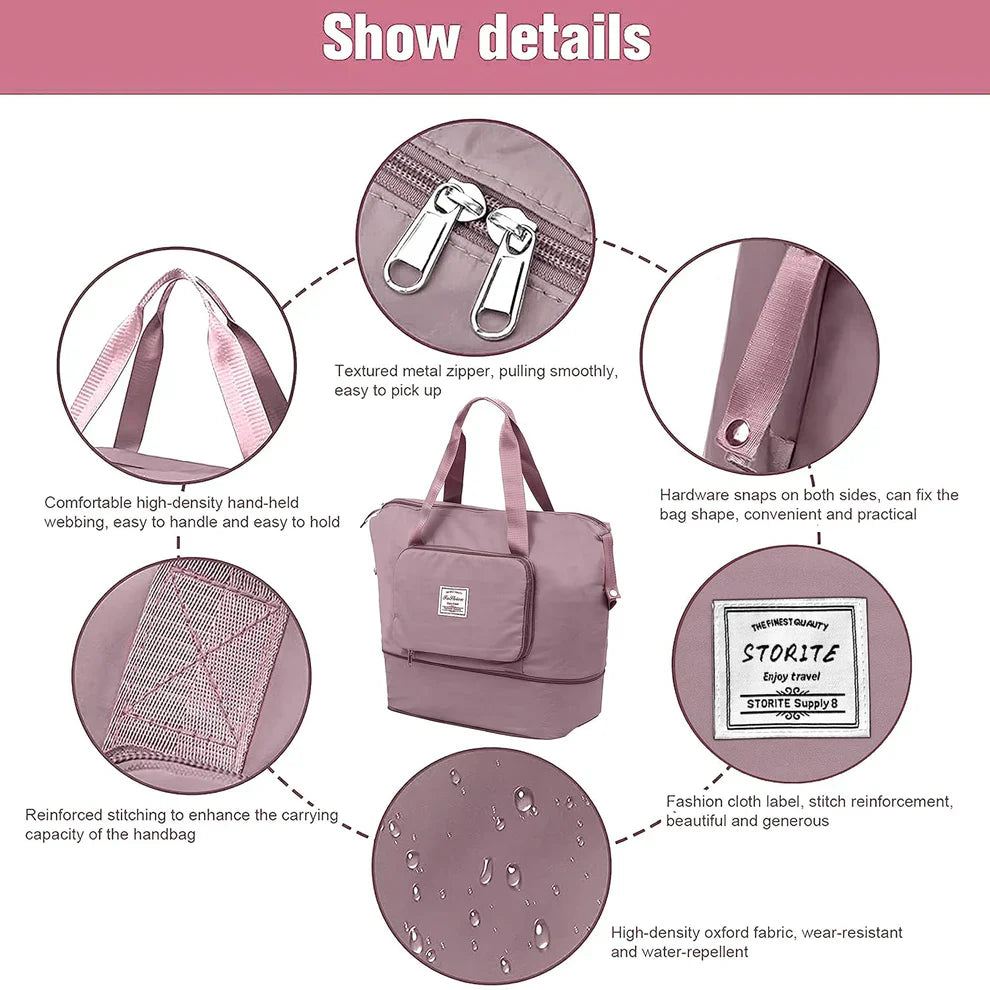 TravelMate – Waterproof Foldable Duffel Bag