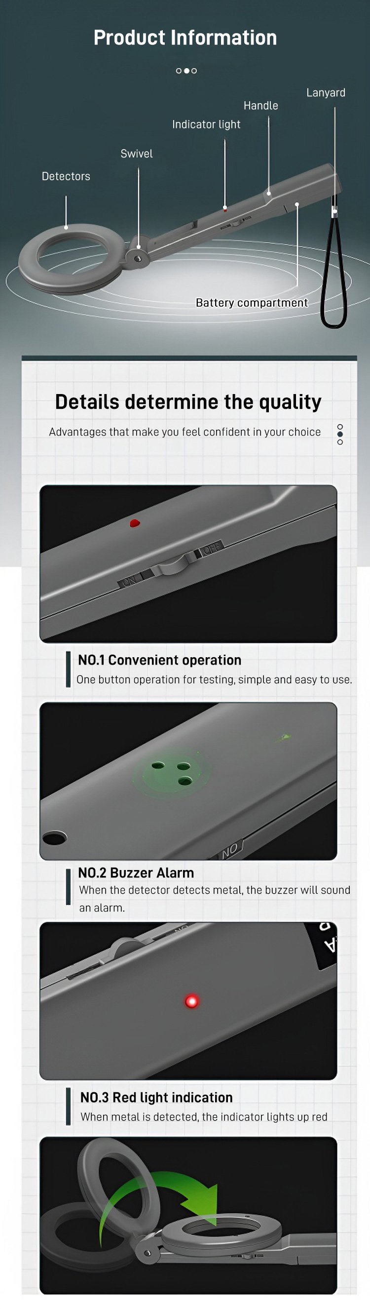 DetectaGuard – High-Sensitivity Metal Scanner