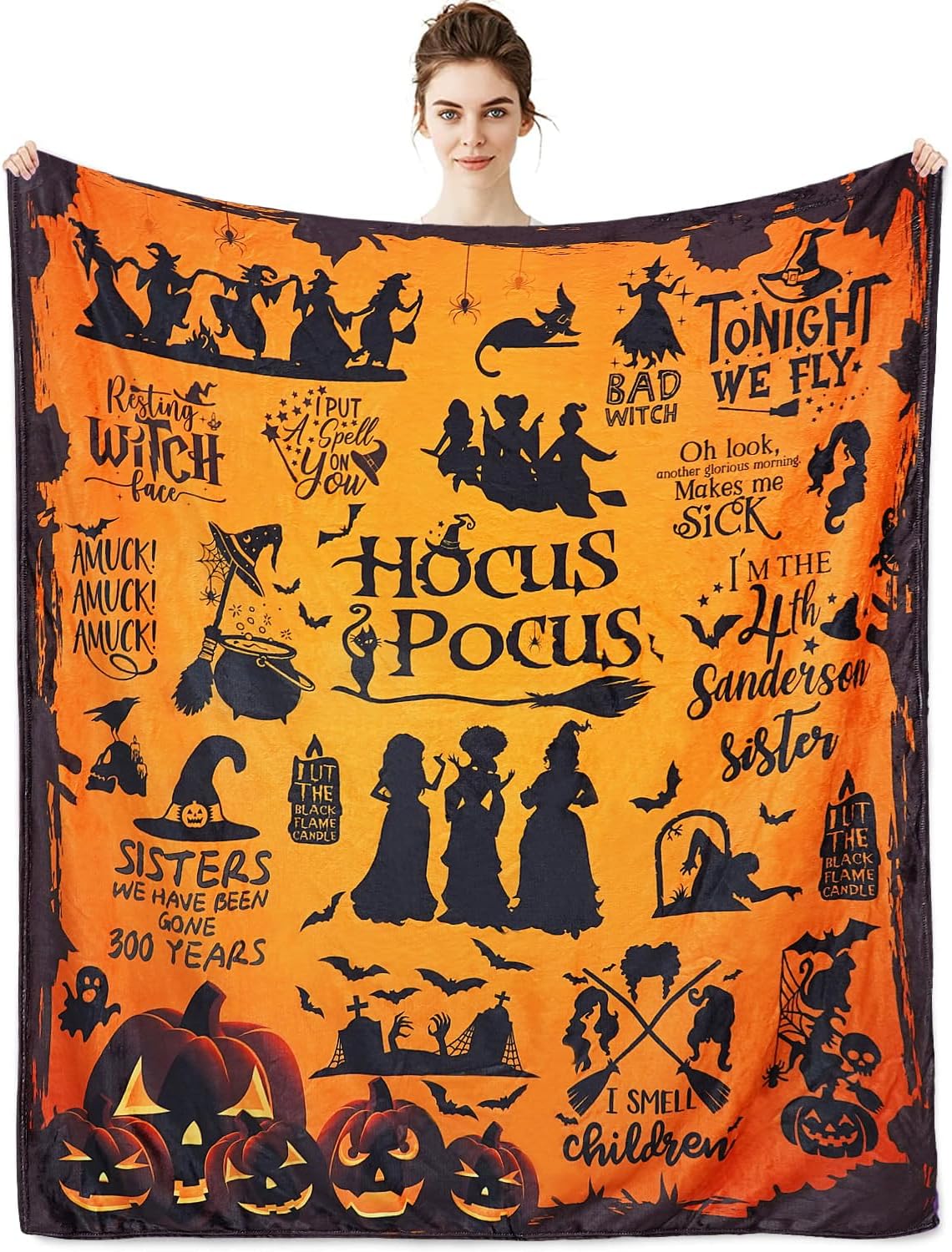 SpookySnuggle – Halloween Comfort Blanket