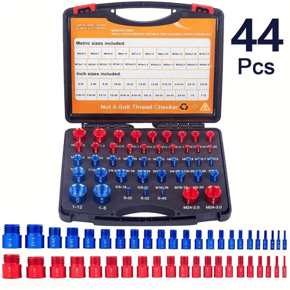 ScrewSense – 44 Pcs Alloy Thread Inspector Set