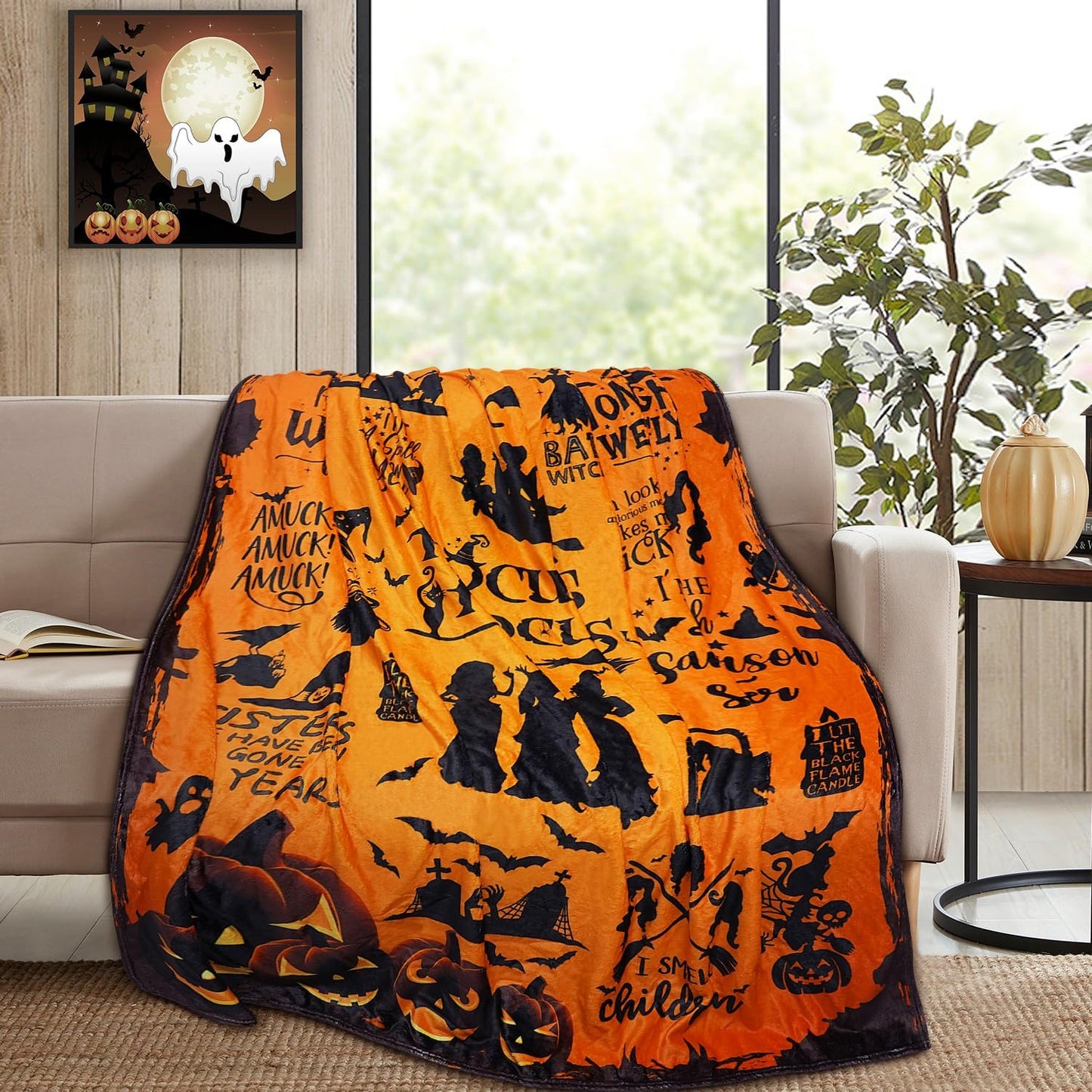 SpookySnuggle – Halloween Comfort Blanket