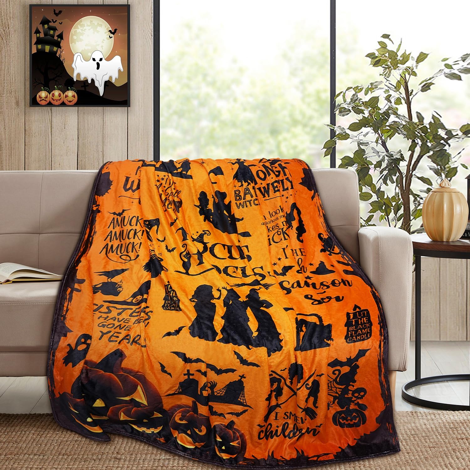 SpookySnuggle – Halloween Comfort Blanket