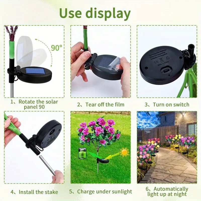FloraShine - Solar Decorative Flower Lights