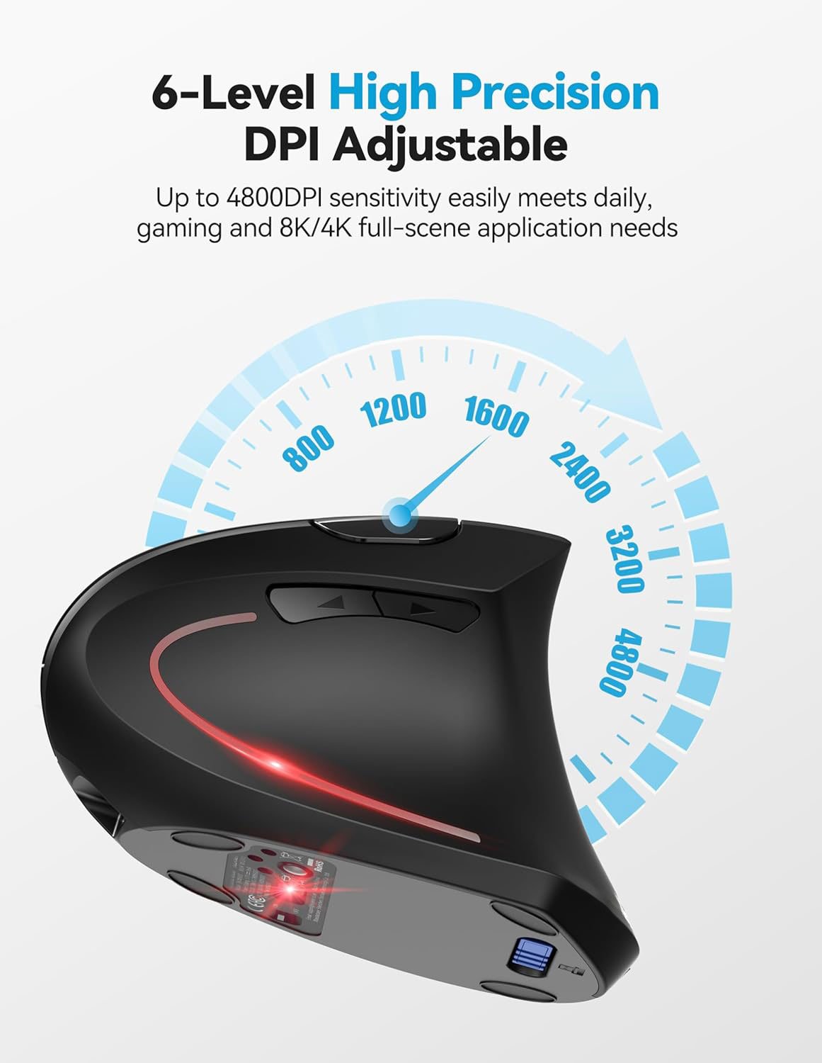 PrecisionGlide - Adjustable DPI Mouse