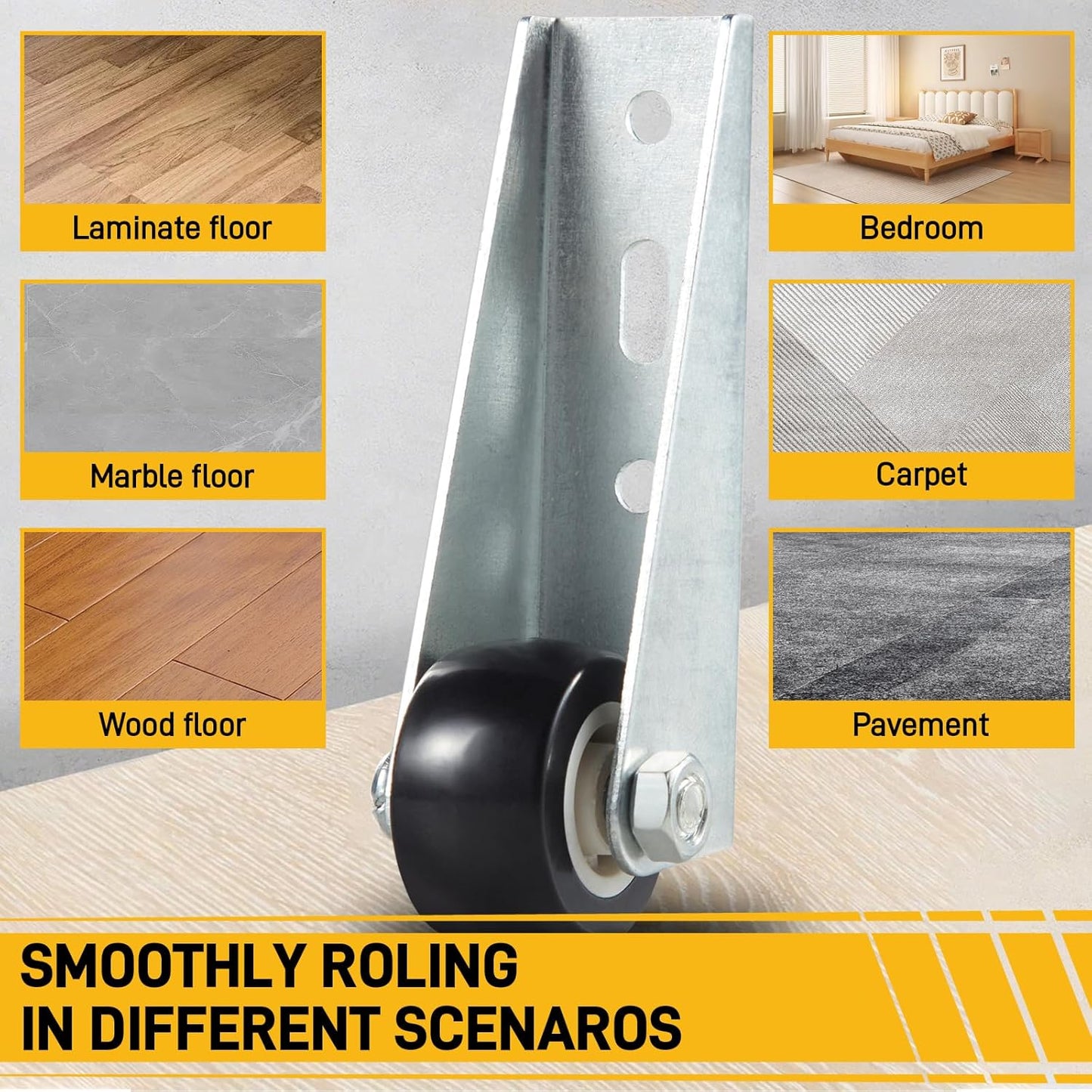 GlideCore – Low Profile Side Mount Wheels