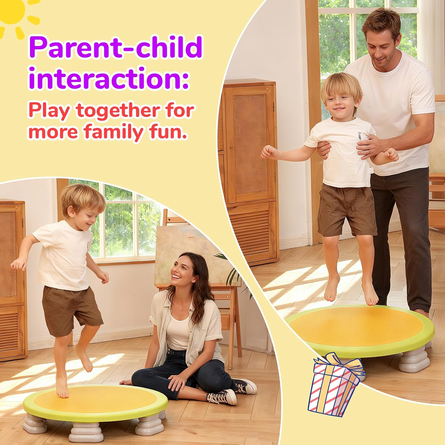 SpringMate – Children’s Mini Trampoline, Indoor/Outdoor Fun